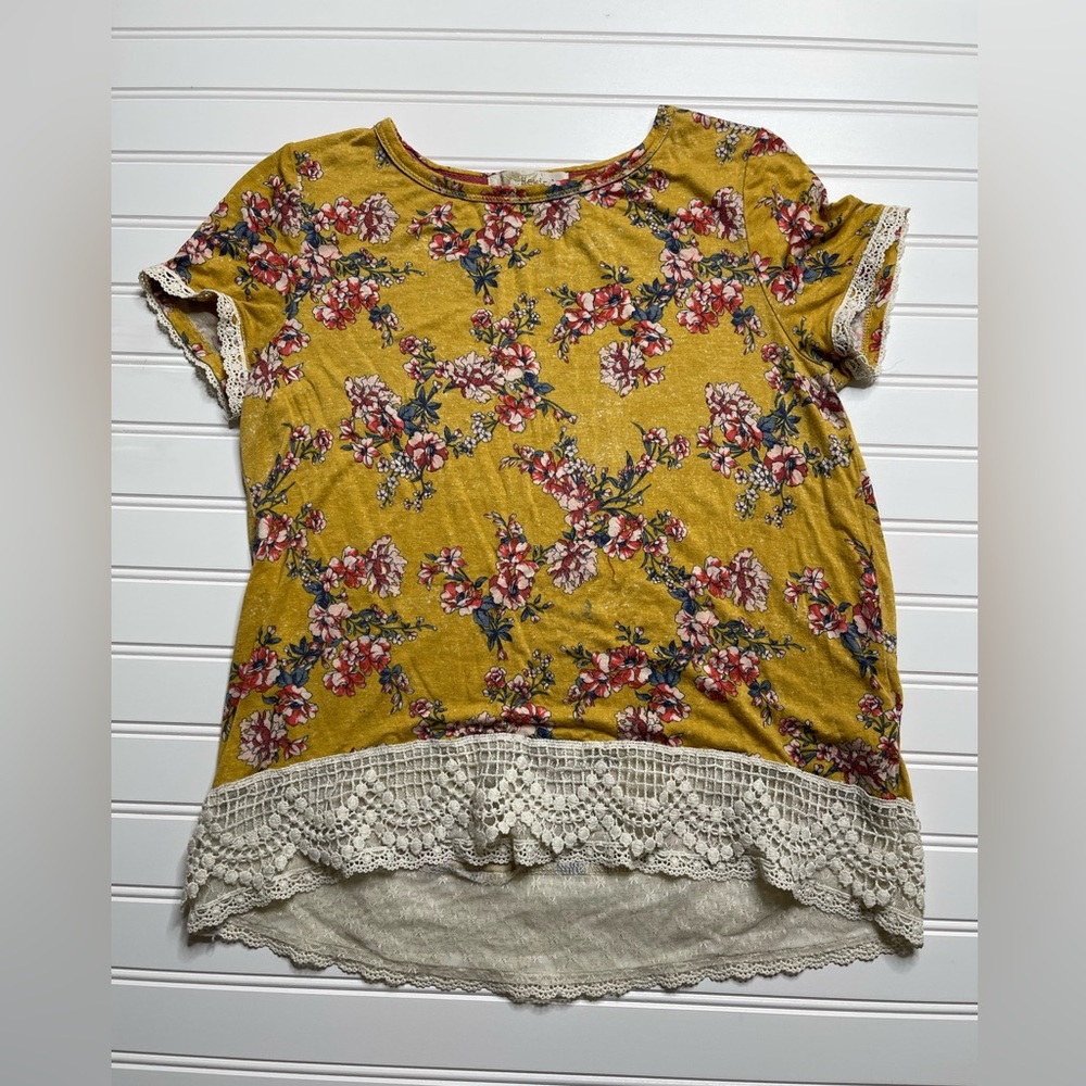 Rewind womens blouse small yellow